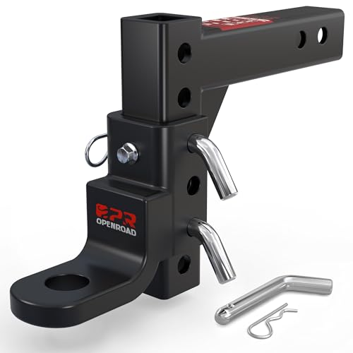 OPENROAD Adjustable Trailer Hitch Ball Mount for 2-Inch Receiver