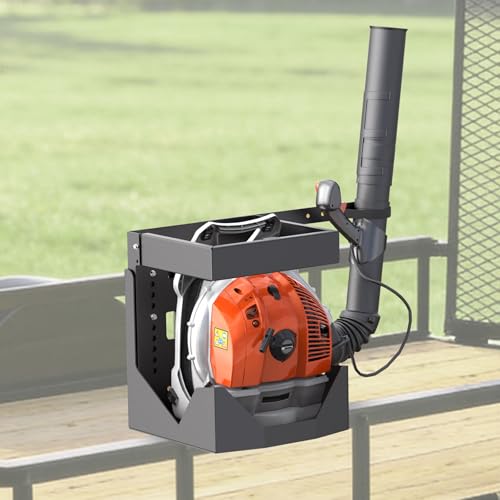 ELITEWILL Adjustable Trailer Backpack Blower Rack Holder with Lock
